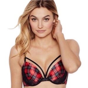 Victoria’s Secret Very Sexy Plaid Push Up Bra